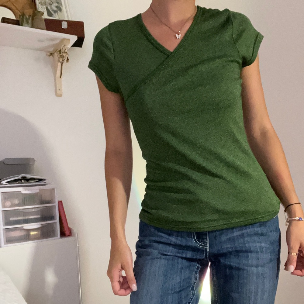 Michael Stars Green Blouse